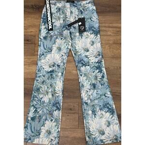 $145 Dead Than Cool Jacquard Oil Paint Abstract Tapestry Streetwear Pants Sz 29